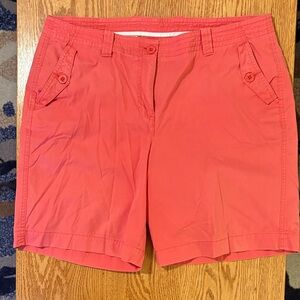 L.L. Bean Coral-Pink Women's Bermuda Shorts